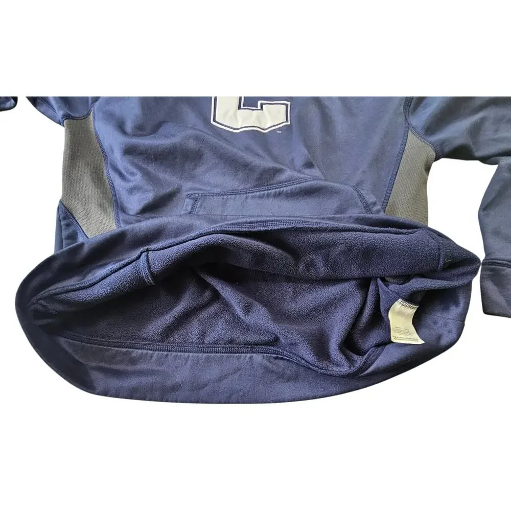 Nike UConn Huskies Therma-FIT Navy Blue Crewneck Sweatshirt Unisex Size Large